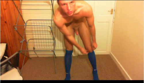 cocksandsocks:  wow thats a hot ass, and some hot high blue socks Follow COCKSANDSOCKS for more like this, and better! 