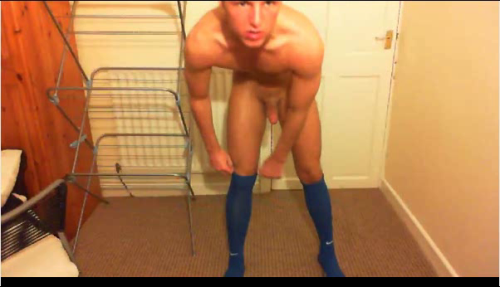 cocksandsocks:  wow thats a hot ass, and some hot high blue socks Follow COCKSANDSOCKS for more like this, and better! 