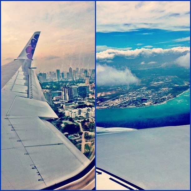 Mabuhay #Philippines, Aloha #Hawaii #arialview #vacation #windowseat ✈ (Taken with