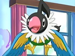 fyeahcontroversialcharacters:  Character: Chatot  Fandom: Pokemon Mystery Dungeon  Reason for Being Hated: Massive jerk to the heroes, complete idiot, berates the heroes for failing to get the perfect apples, immediately punishes the heroes instead