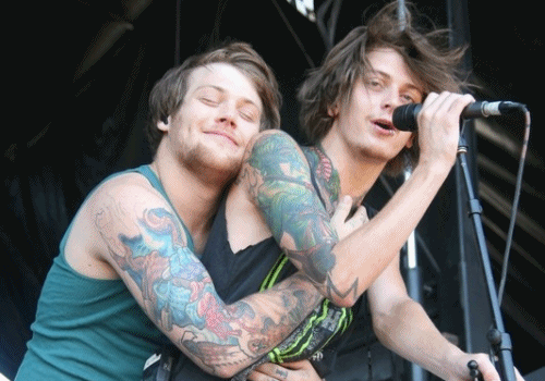 swallow-y0ur-pride:  holyhobbitshit:  y0u-be-tails-ill-be-sonic:  every band  has those two guys  that are obviously  gay for  each other   u forgot  or   you forgot  