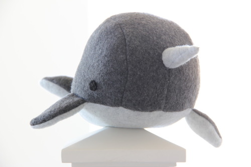 rainingsugar:Narwhal Plush Toy Giveaway! Yup, free plush for you :)▶▶CLICK FOR ETSY DETAILS ON THE P
