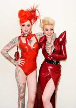 Janedoelatex:  Ceri &Amp;Amp; Nina At Torture Garden Wearing Jane Doe Latex, Photo