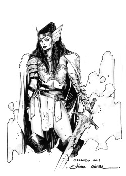 birdstump:  Sif, by Olivier Coipel 