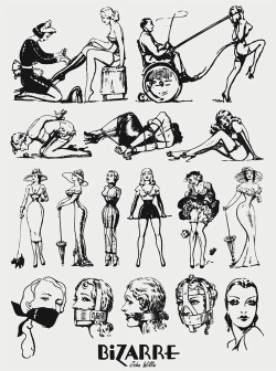 vintagegal:  Illustrations by John Willie