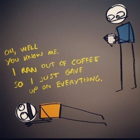 Happy Thursday! If you’re a coffee lover/addict, you can definitely relate to this!