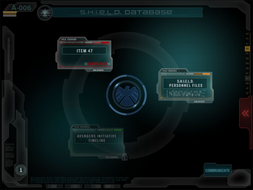 marvelentertainment:  Avengers fans: download Marvel’s The Avengers: A Second Screen Experience to enter the S.H.I.E.L.D. database and discover classified info in this exclusive app!  