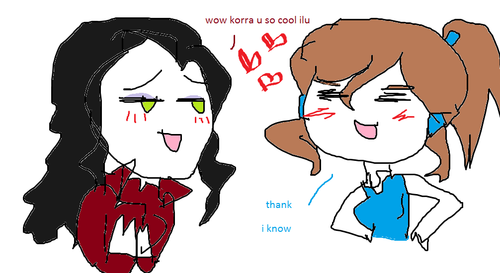 caliverable:  dashingicecream:  and another mouse drawing because no tablet  korra u douche  yeah but can u draw with a laptop pad????  because i sure as hell cant  its times like these i think about all of those artists that draw masterpieces with just
