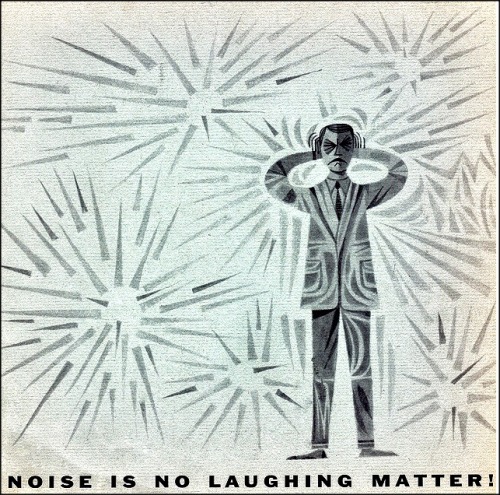 Remington Noiseless typewriters 1950sbrochure about the dangers of noise in the workplace