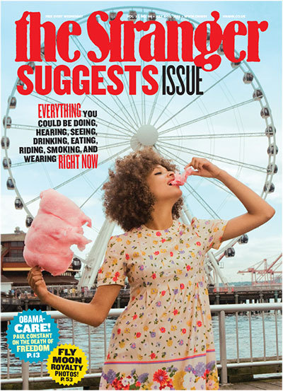 this past week i was commissioned to create a photograph for the cover of the stranger involving seattle’s new great wheel on pier 57! pick one up at a newsstand near you!