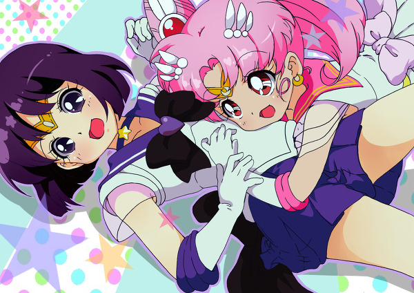senshi-moon-empire:  ちびうさ☆ほたる | わき [pixiv] http://www.pixiv.net/member_illust.php?mode=medium&amp;illust_id=27583061