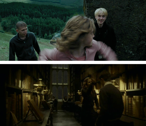 malfoyheir:  Hermione’s violent tendencies 