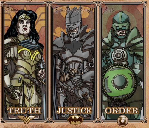 freak-cl:  JLA:knights of the Round table by The ComicFan 