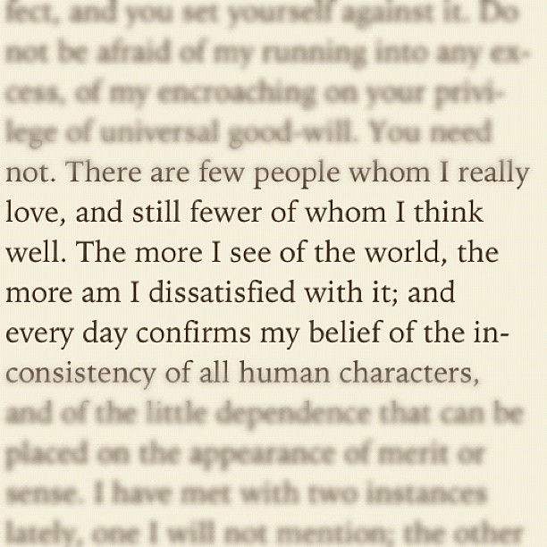 tbbowman:  #prideandprejudice (Taken with Instagram) 