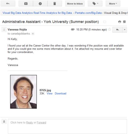 buenastardis:JESUS CHRIST I ACCIDENTALLY SENT MY POTENTIAL FUTURE BOSS A PICTURE OF NIC CAGE RATHER 