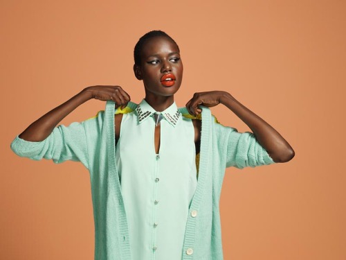 fyqsoftfemme: fabula-rasa: (via Ajak Deng is a Summer Beauty for Nasty Gal’s July 2012 Lookboo