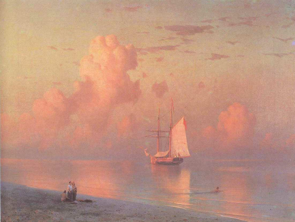 cavetocanvas:
“ Ivan Aivazovsky, The Sunset, 1866
”