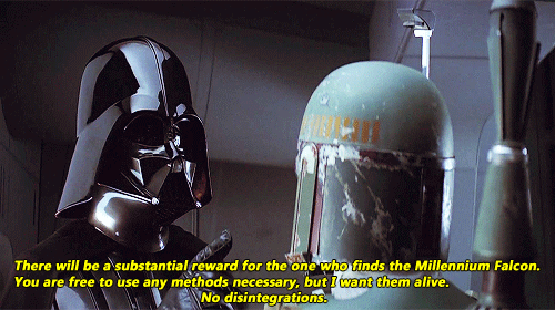 hammandbuble:jenngofett:That day, Vader was amazed to discover that when Boba was saying “As you wis