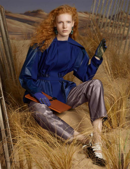 BALENCIAGA A/W 2012 Photographer: Steven MeiselStylist: Marie-Amélie Sauvé Model: Anniek Kortleve