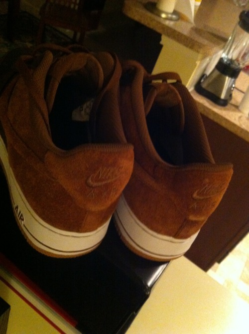 New leather and suede Air Force Ones IDs.