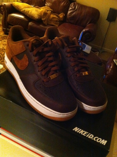 New leather and suede Air Force Ones IDs.