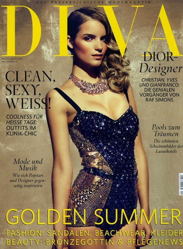 aintyourforte:  Roos Van Montfort for DIVA Cover May 2012 