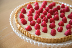 aiikittbunx3:  Raspberry topping pie 