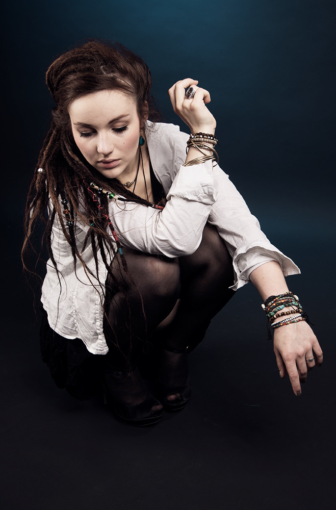 sexygirlswithdreads:  myself. taken by lichtbilder. dreads made by dreadfactory.de