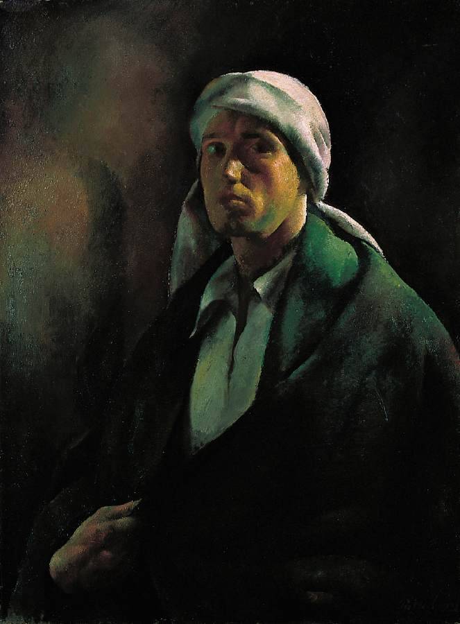 blastedheath:  Károly Patkó (Hungarian, 1895-1941), Self-portrait with a Turban,