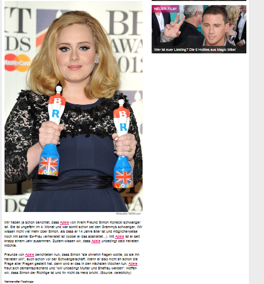 adele-rolling-in-the-deep:  We have already reported that Adele was pregnant by her