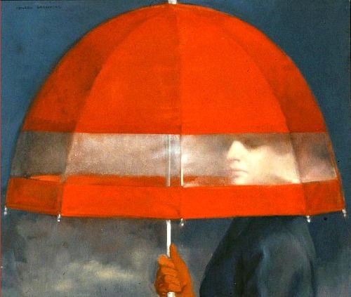 stilllifequickheart - Colleen BrowningRed Umbrella 1972