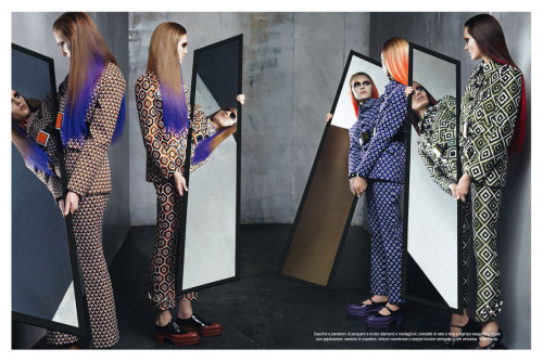 Vogue Italia July 2012 – Collections Photographer: Steven MeiselStylist: Karl Templer