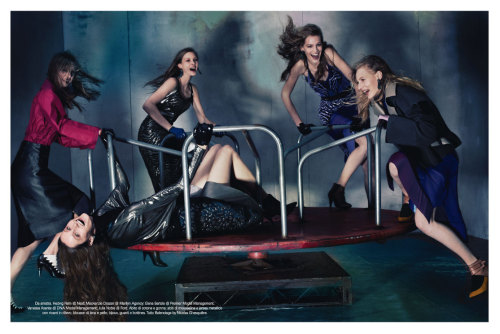 Vogue Italia July 2012 – Collections Photographer: Steven MeiselStylist: Karl Templer