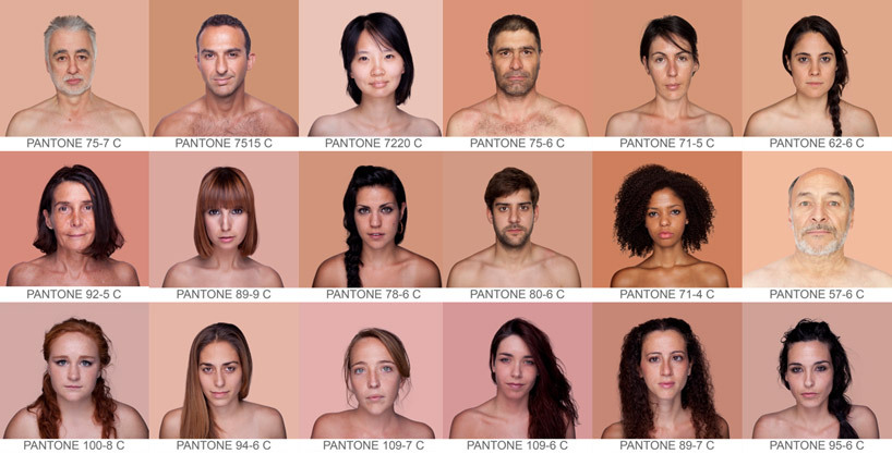 pantone skin color spectrum