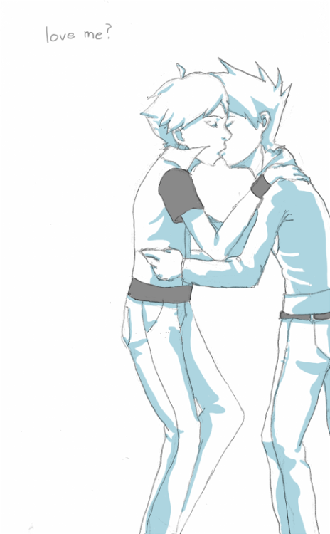pyroluminescence:  pyroluminescence:  Happy national kissing day!  Look what I drew two years ago 
