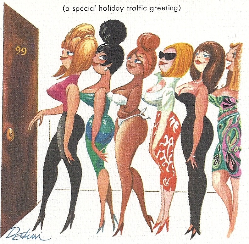 Illustration, Playboy - December 1964