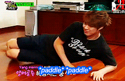 fan-nee:  Seungho & G.O » “When G.O told Seungho to be a mermaid” 