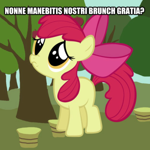 interretialia:Nonne manebitis nostri brunch gratia?Aren’t you gonna stay for brunch?(Do not disappoi