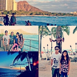 Walked around Waikiki/ Kuhio Beach today!🌊🗻 (Taken with Instagram)