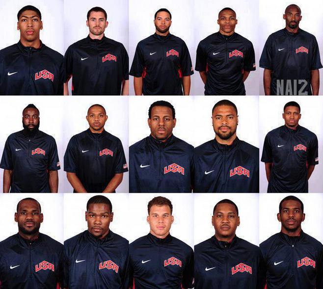  USA team’s roster. Anthony Davis Kevin Love  Deron Williams  Russell Westbrook