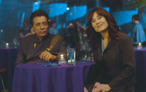 thefrakkintrinity15:Adama and Roslin in episode 1x11.