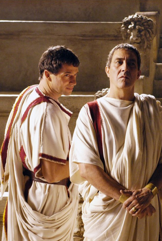 tarkowski:
“James Purefoy (Marc Antoine) & Ciarán Hinds (Julius Caesar) in Rome
”