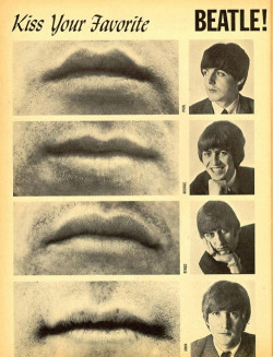 m3lodigression:  Kiss your favorite Beatle!