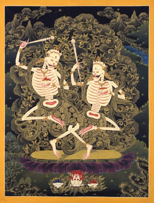 Citipati, Lords of the Charnel Ground Pyre According to a Northern Buddhist legend, the Citipati wer