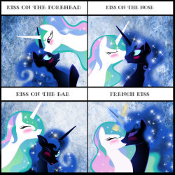 huffythemagicdragon:  Kiss meme by ~artist-apprentice587