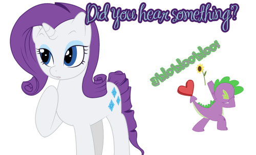 XXX Aw, poor Spike :C But oh, the Rarity <3 photo