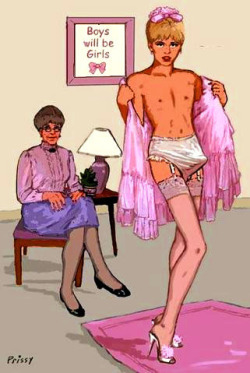 feminization:  Boys will be Girls…… 