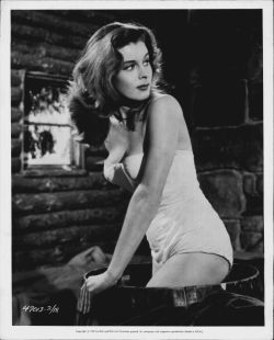 driveintheaterofthemind:  Elaine Stewart  High Hell (1958)  Press Photo