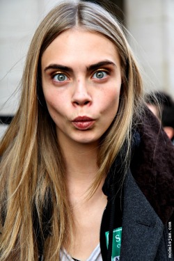 metal-cuffs:  Cara Delevinge  