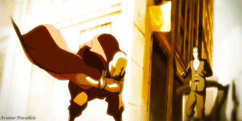 avatar-parallels:  Aang earthbending to take down their enemies before energybending them. Requested by air-babies 